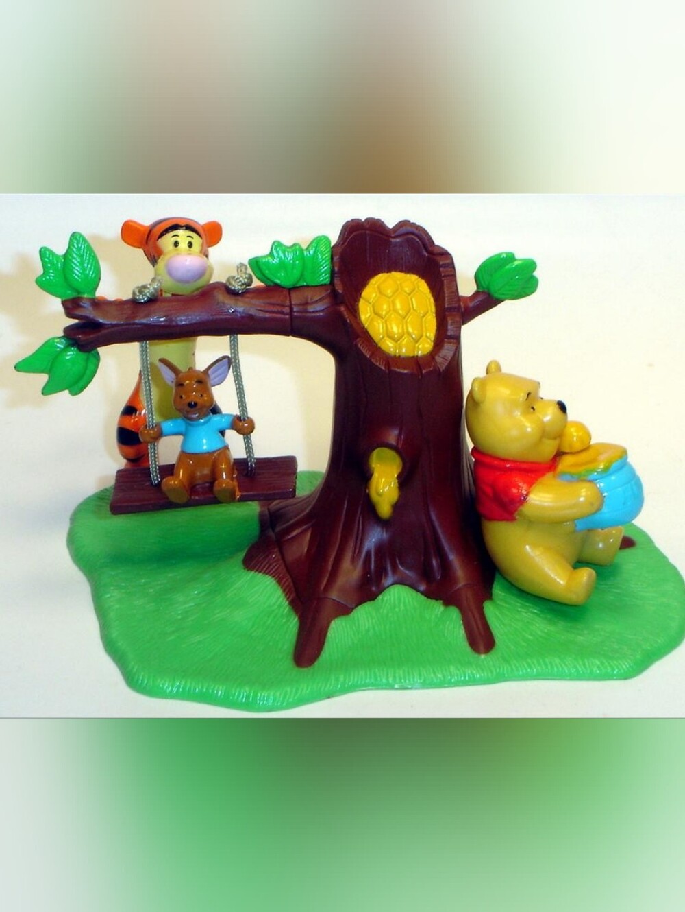Disney Cake Toppers-Winnie the Pooh& Tigger Playset& Surf Mickey& Minnie Vintage